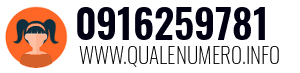 Numero di telefono 0916259781 0916259781