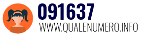 Numero di telefono 091637 091637