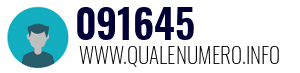 Numero di telefono 091645 091645