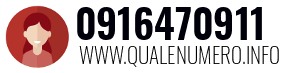 Numero di telefono 0916470911 0916470911