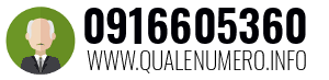 Numero di telefono 0916605360 0916605360