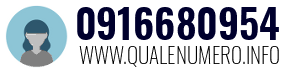 Numero di telefono 0916680954 0916680954