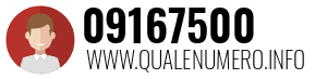 Numero di telefono 09167500 09167500