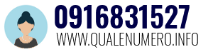 Numero di telefono 0916831527 0916831527