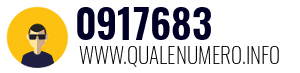 Numero di telefono 0917683 0917683