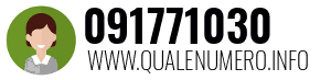 Numero di telefono 091771030 091771030