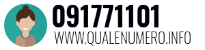 Numero di telefono 091771101 091771101