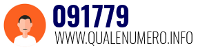 Numero di telefono 091779 091779