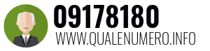 Numero di telefono 09178180 09178180