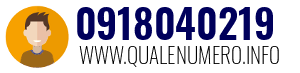 Numero di telefono 0918040219 0918040219