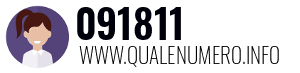 Numero di telefono 091811 091811