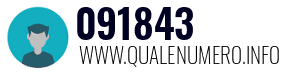 Numero di telefono 091843 091843