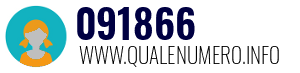 Numero di telefono 091866 091866
