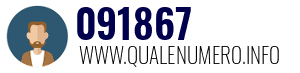 Numero di telefono 091867 091867