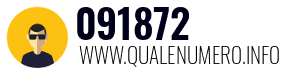 Numero di telefono 091872 091872