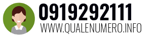 Numero di telefono 0919292111 0919292111