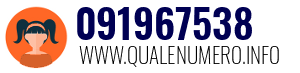 Numero di telefono 091967538 091967538