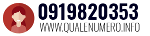 Numero di telefono 0919820353 0919820353