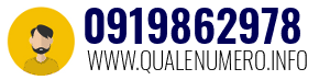Numero di telefono 0919862978 0919862978