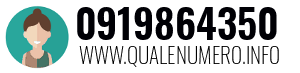Numero di telefono 0919864350 0919864350
