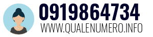 Numero di telefono 0919864734 0919864734