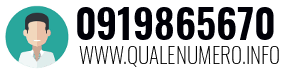 Numero di telefono 0919865670 0919865670