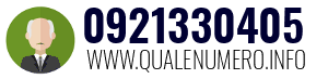 Numero di telefono 0921330405 0921330405