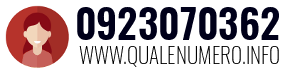 Numero di telefono 0923070362 0923070362
