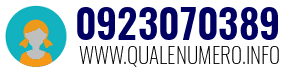 Numero di telefono 0923070389 0923070389