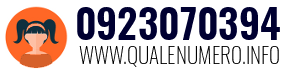 Numero di telefono 0923070394 0923070394