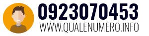 Numero di telefono 0923070453 0923070453