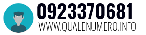 Numero di telefono 0923370681 0923370681