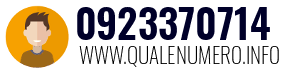 Numero di telefono 0923370714 0923370714
