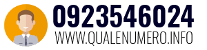 Numero di telefono 0923546024 0923546024