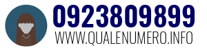 Numero di telefono 0923809899 0923809899