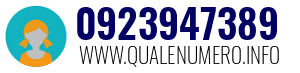 Numero di telefono 0923947389 0923947389