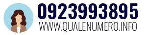 Numero di telefono 0923993895 0923993895