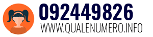 Numero di telefono 092449826 092449826