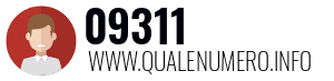 Numero di telefono 09311 09311