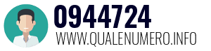 Numero di telefono 0944724 0944724