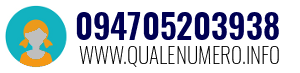 Numero di telefono 094705203938 094705203938