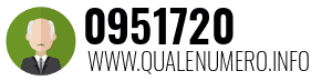 Numero di telefono 0951720 0951720