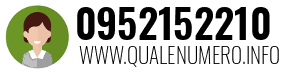 Numero di telefono 0952152210 0952152210