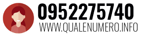 Numero di telefono 0952275740 0952275740