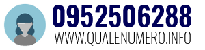 Numero di telefono 0952506288 0952506288