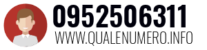 Numero di telefono 0952506311 0952506311