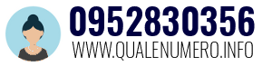 Numero di telefono 0952830356 0952830356