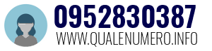 Numero di telefono 0952830387 0952830387