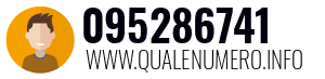 Numero di telefono 095286741 095286741