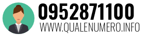 Numero di telefono 0952871100 0952871100